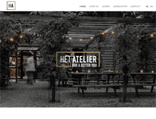 Tablet Screenshot of het-atelier.be